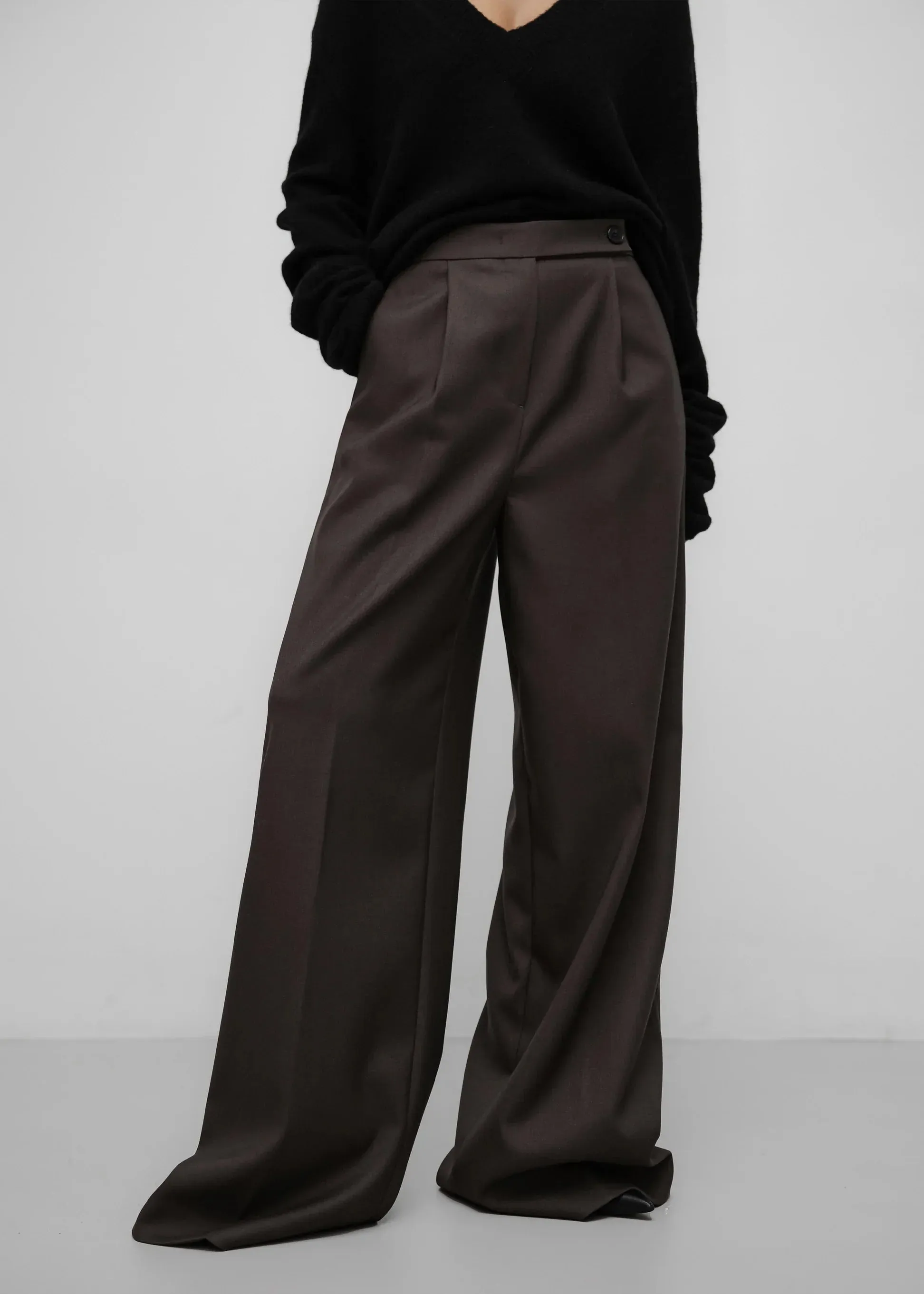 Anastasia - Classic Wide Leg Trousers