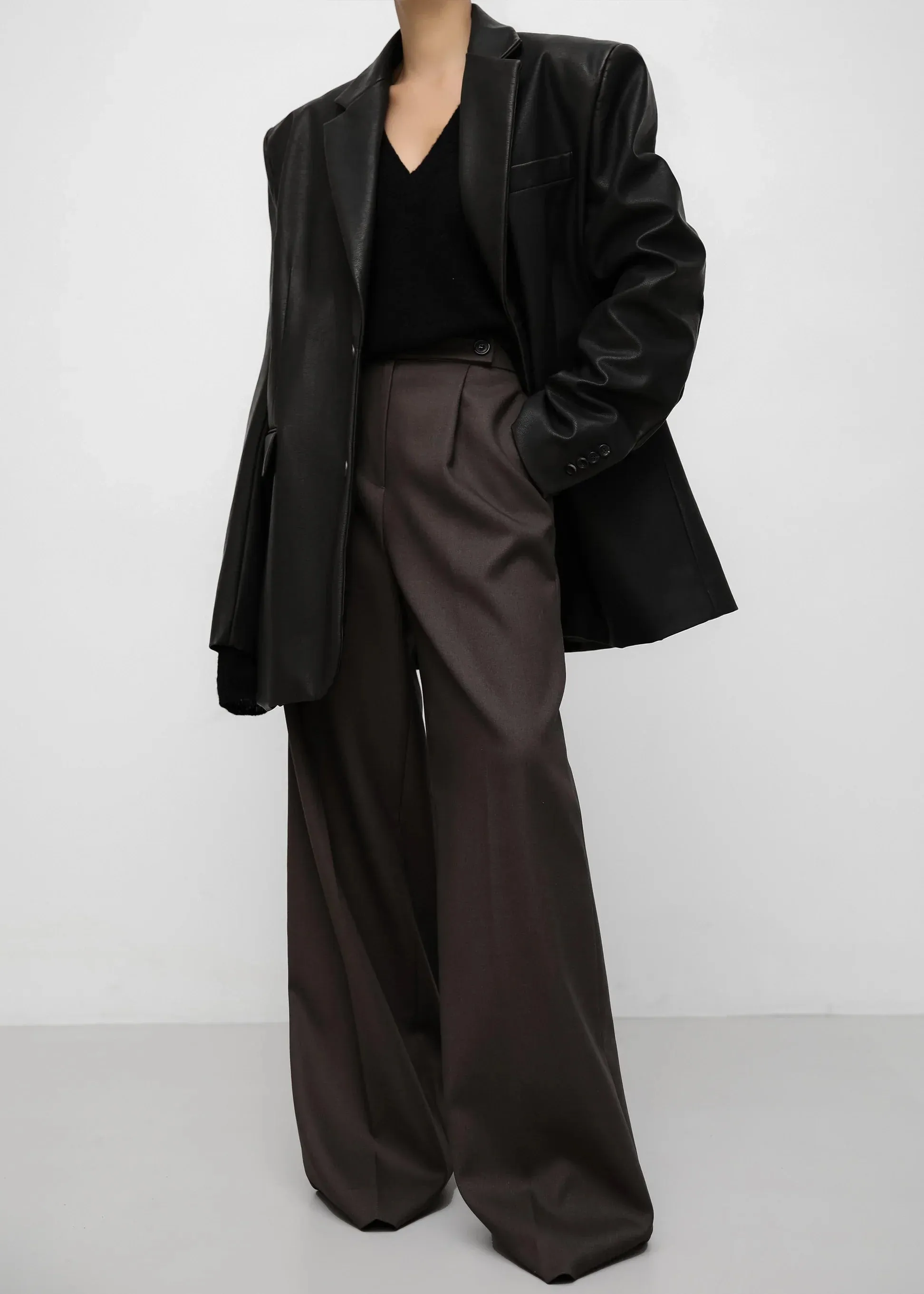 Anastasia - Classic Wide Leg Trousers