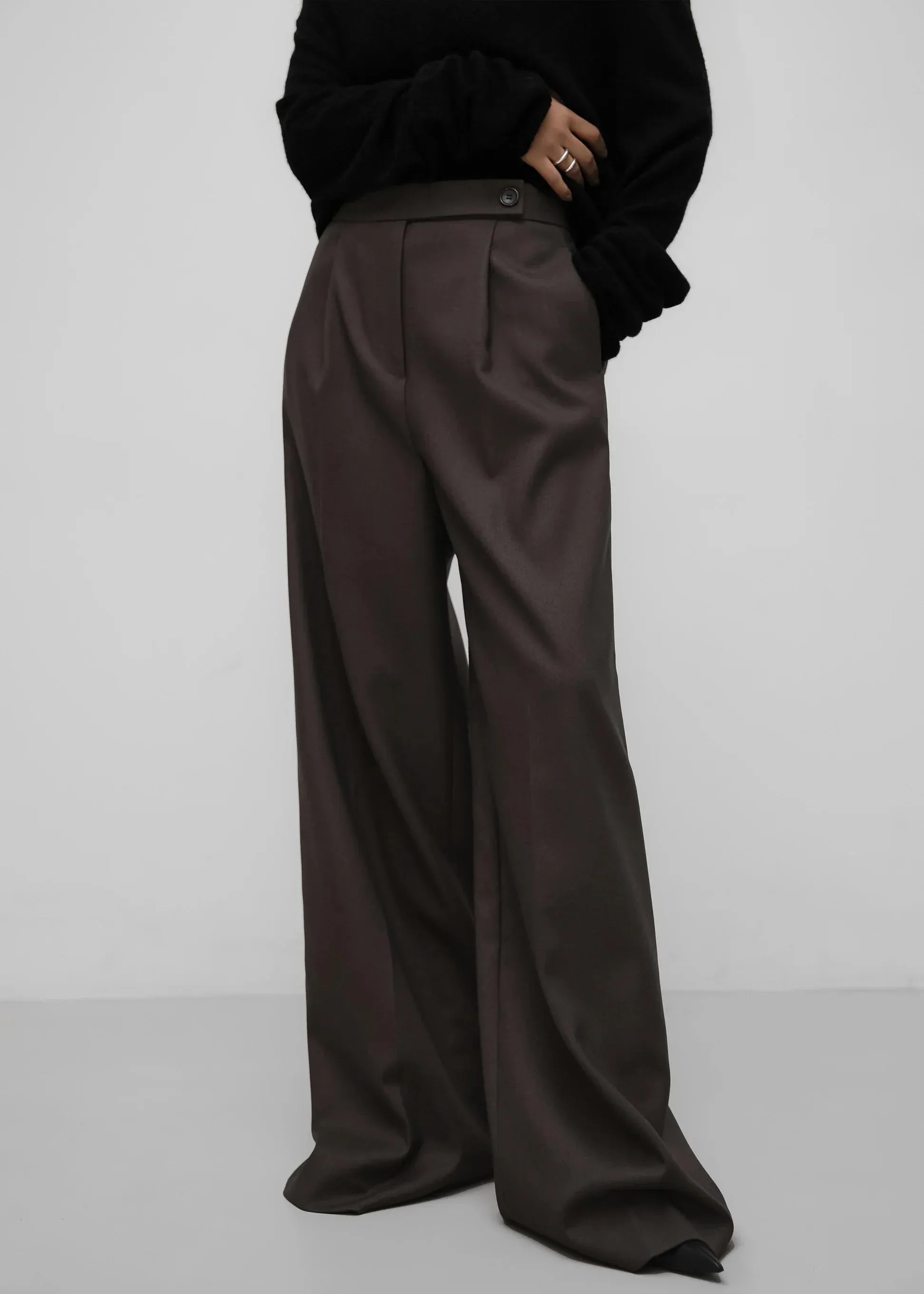 Anastasia - Classic Wide Leg Trousers