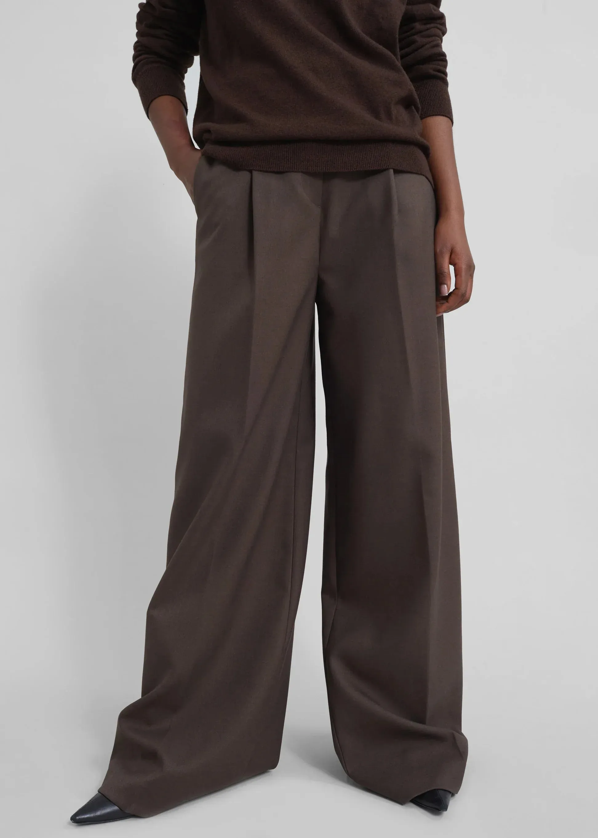 Anastasia - Classic Wide Leg Trousers