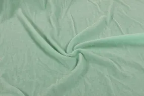 Aqua Blue Plain Velvet Fabric