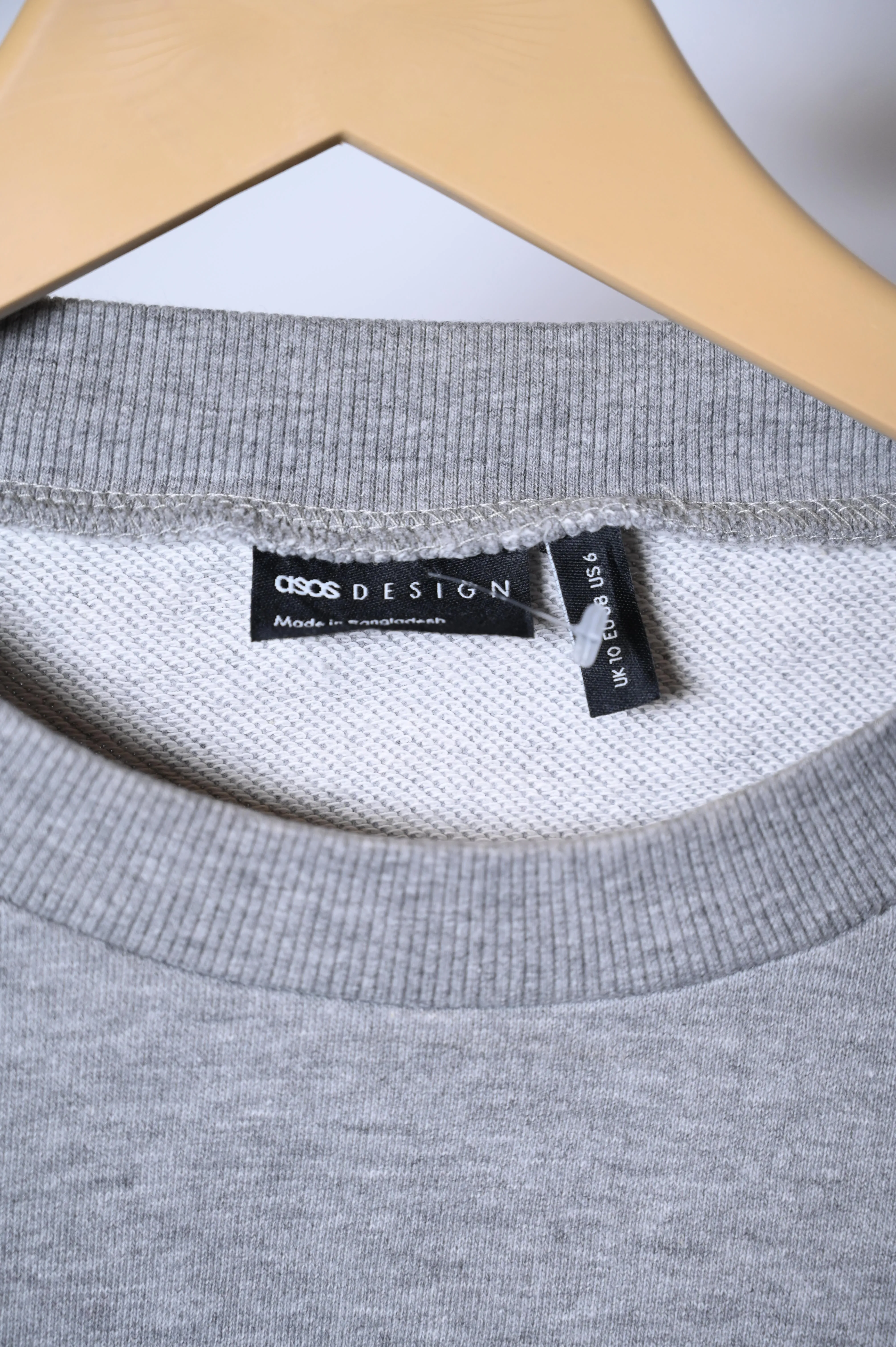 ASOS Plain Gray Sweatshirt - Medium