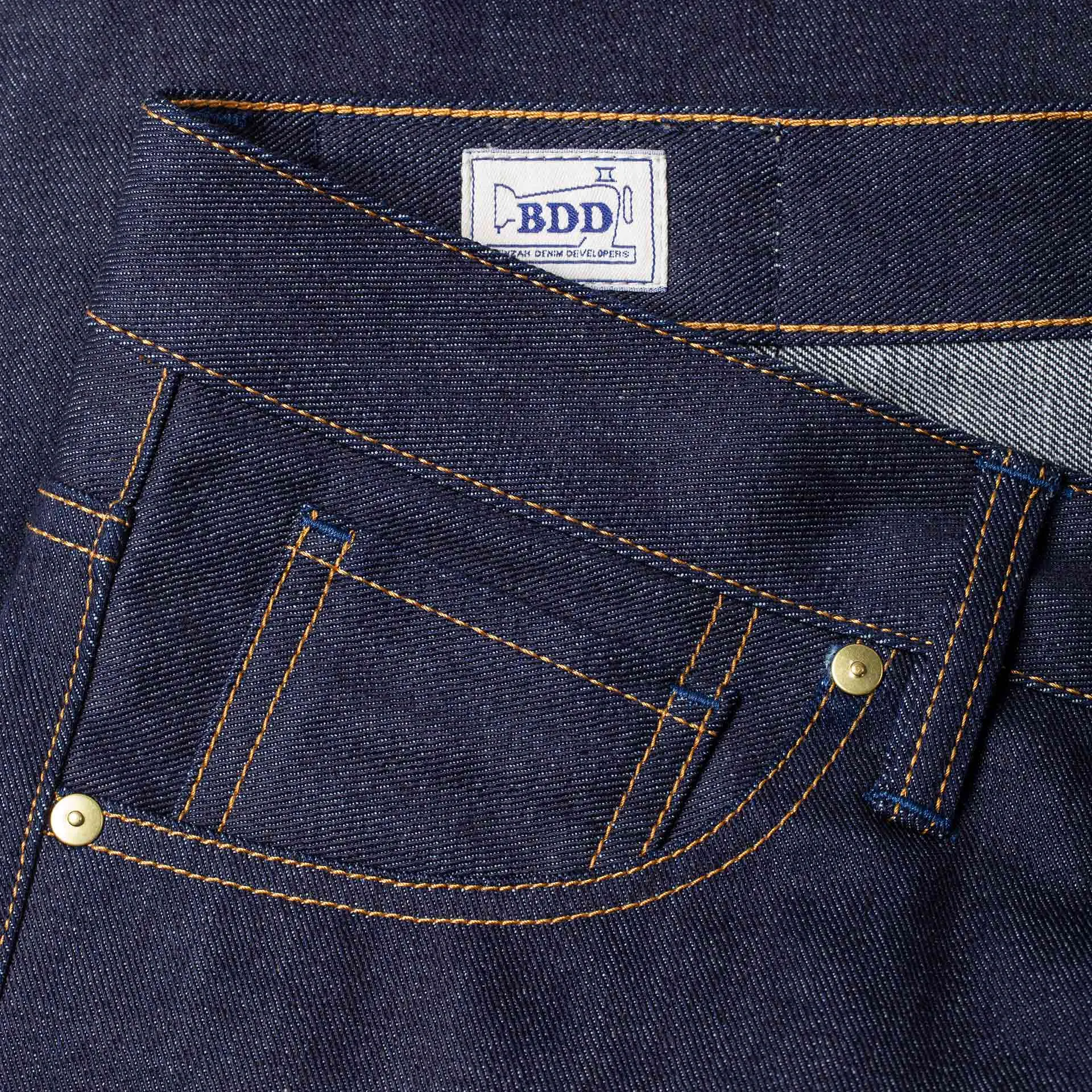 B-01 SLIM 14 oz. easy fade LHT selvedge