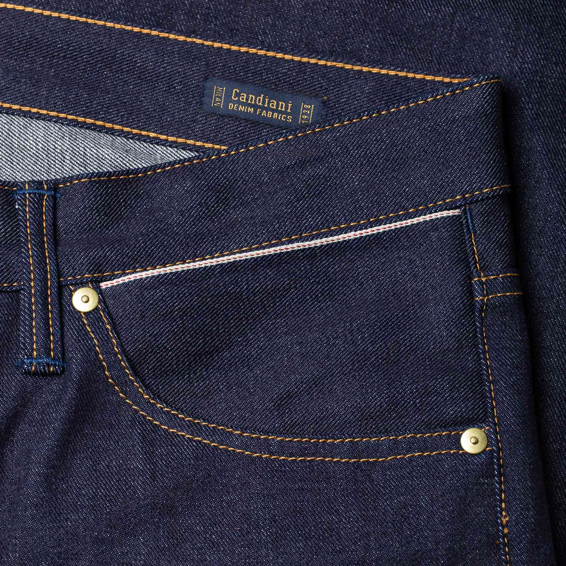 B-01 SLIM 14 oz. easy fade LHT selvedge