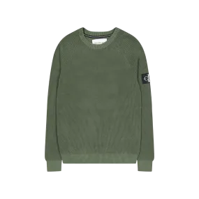 Badge Easy Sweater Llp - Thyme