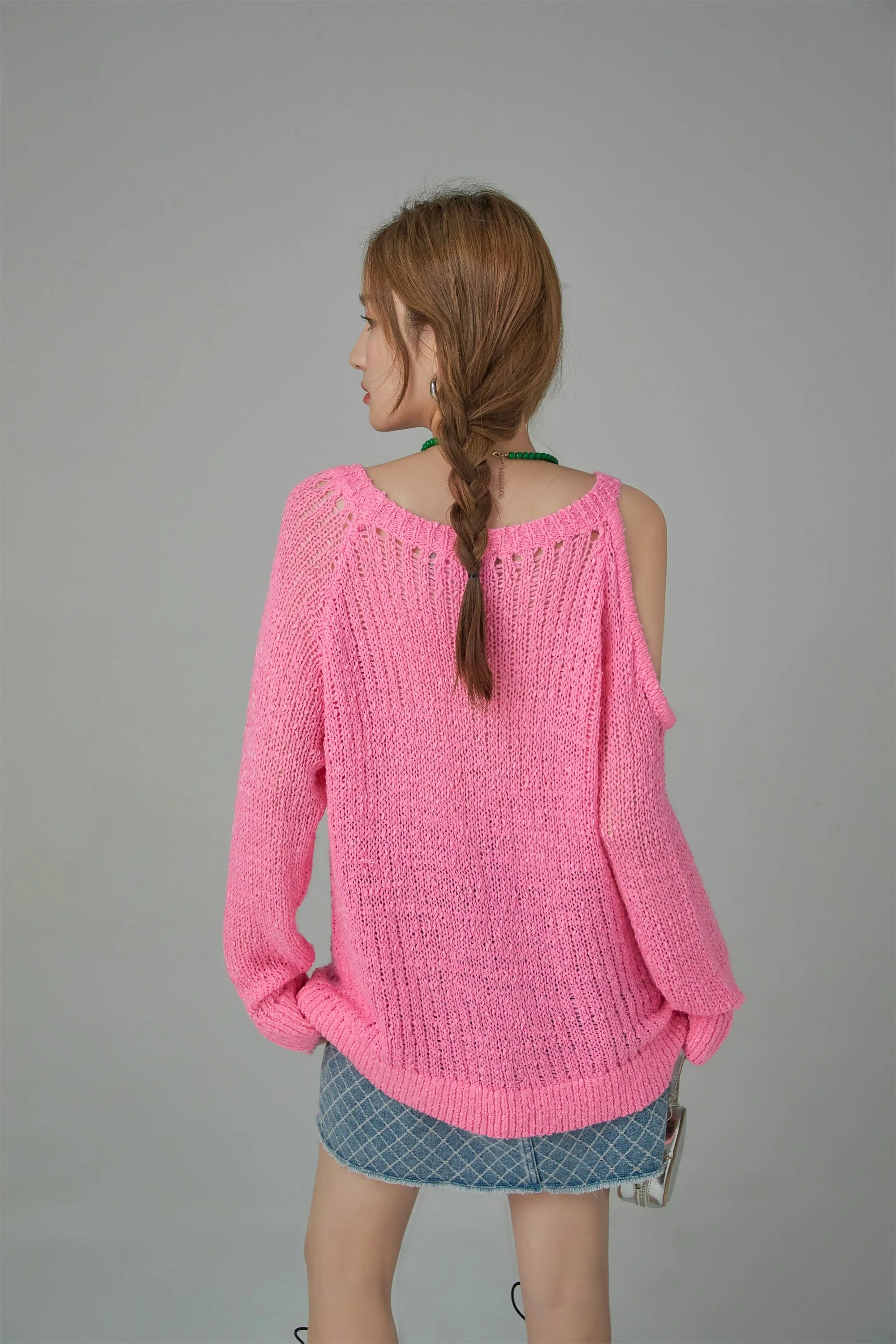 Be Bold Off the Shoulder Knit Sweater