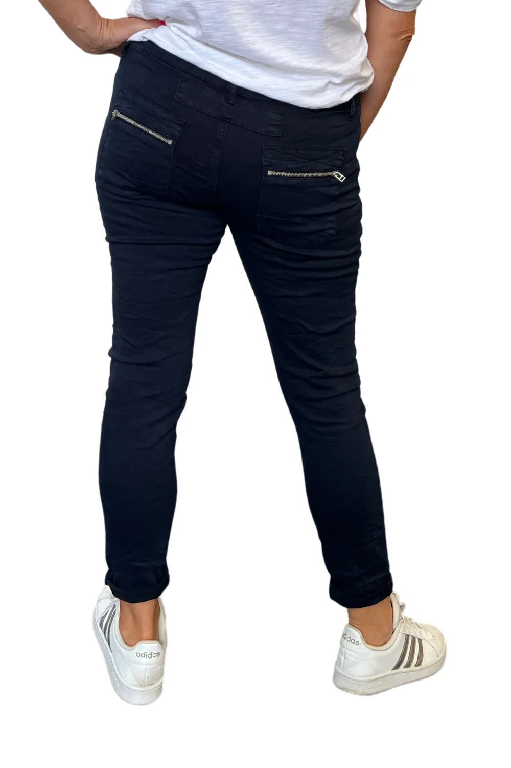 Button Fly Italian Jean | French Navy