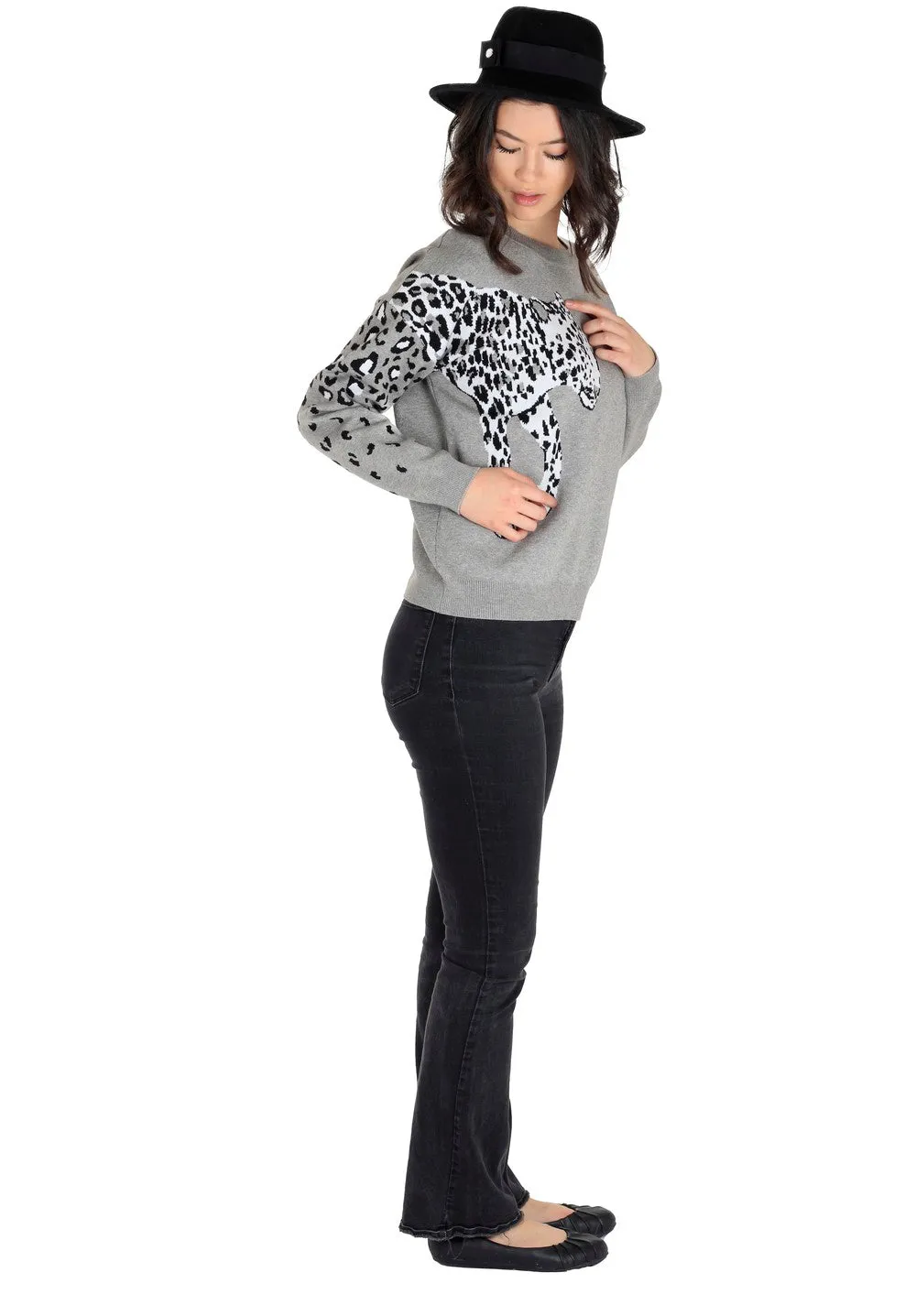 Buy Women's Grey Pullover Sweaters Online