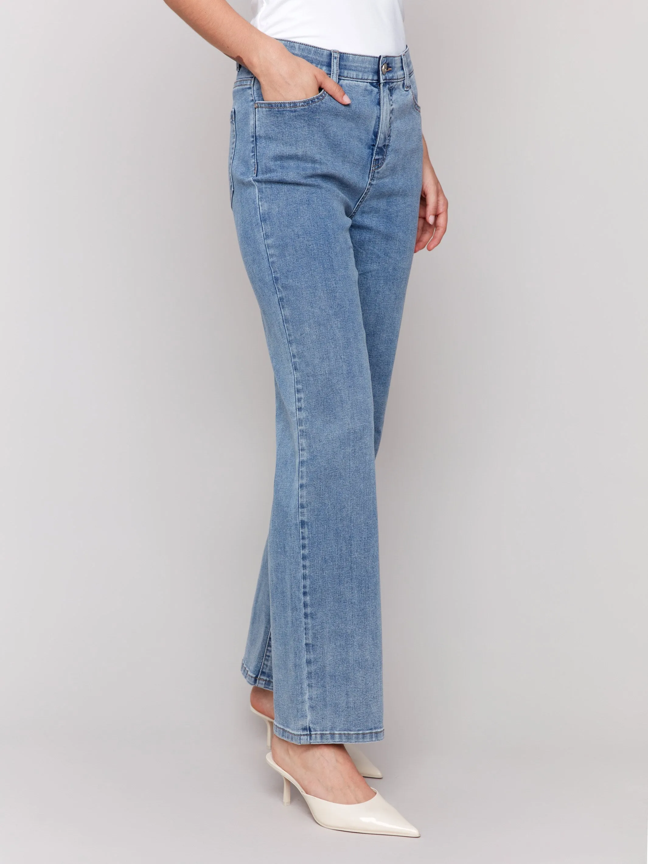 Charlotte Straight Leg Jeans - Light Blue