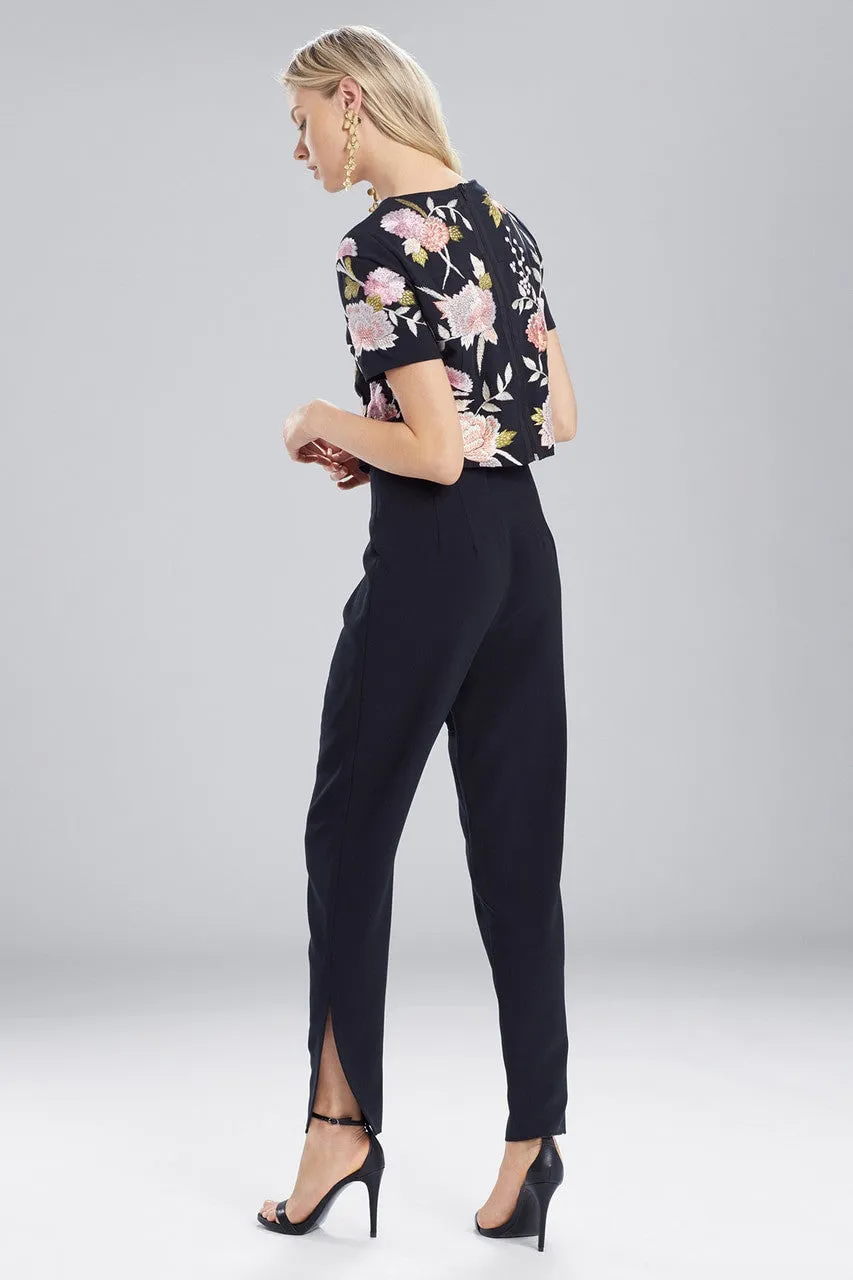 Core Crepe Front Tie Pants