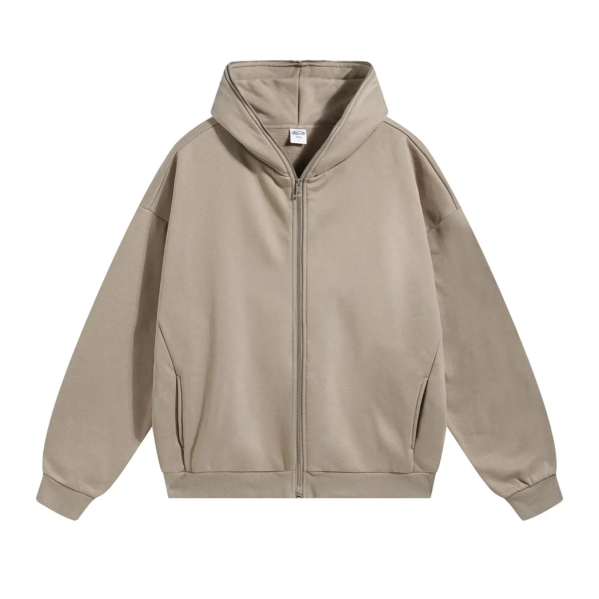 Cozy Comfort: Fleece-Lined Zipper Hoodie