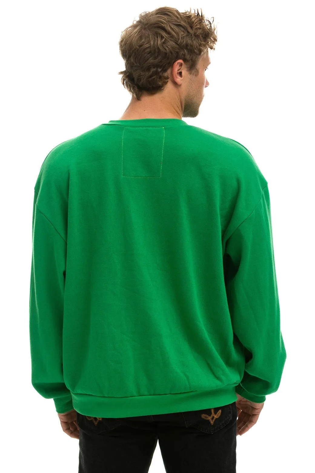 DAYDREAM RELAXED CREW SWEATSHIRT - KELLY GREEN