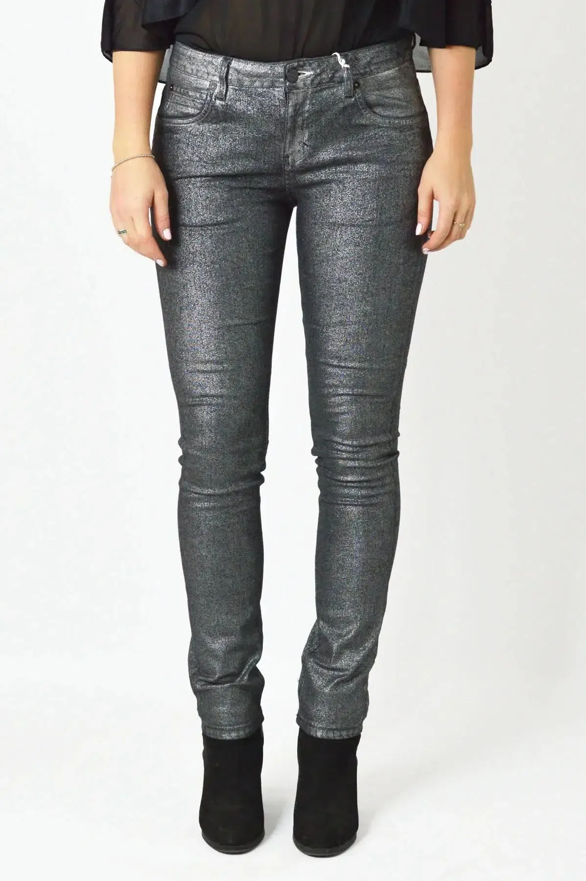 Easy Five Silver Grey Jeans