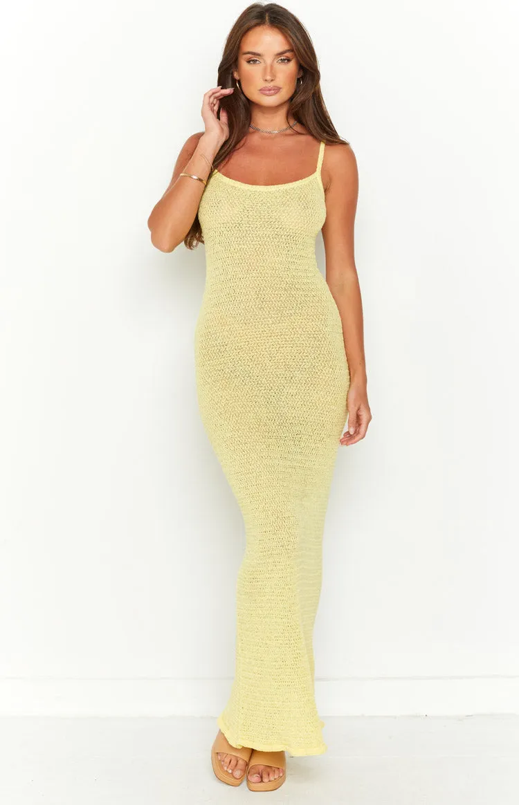 Ezra Yellow Maxi Dress