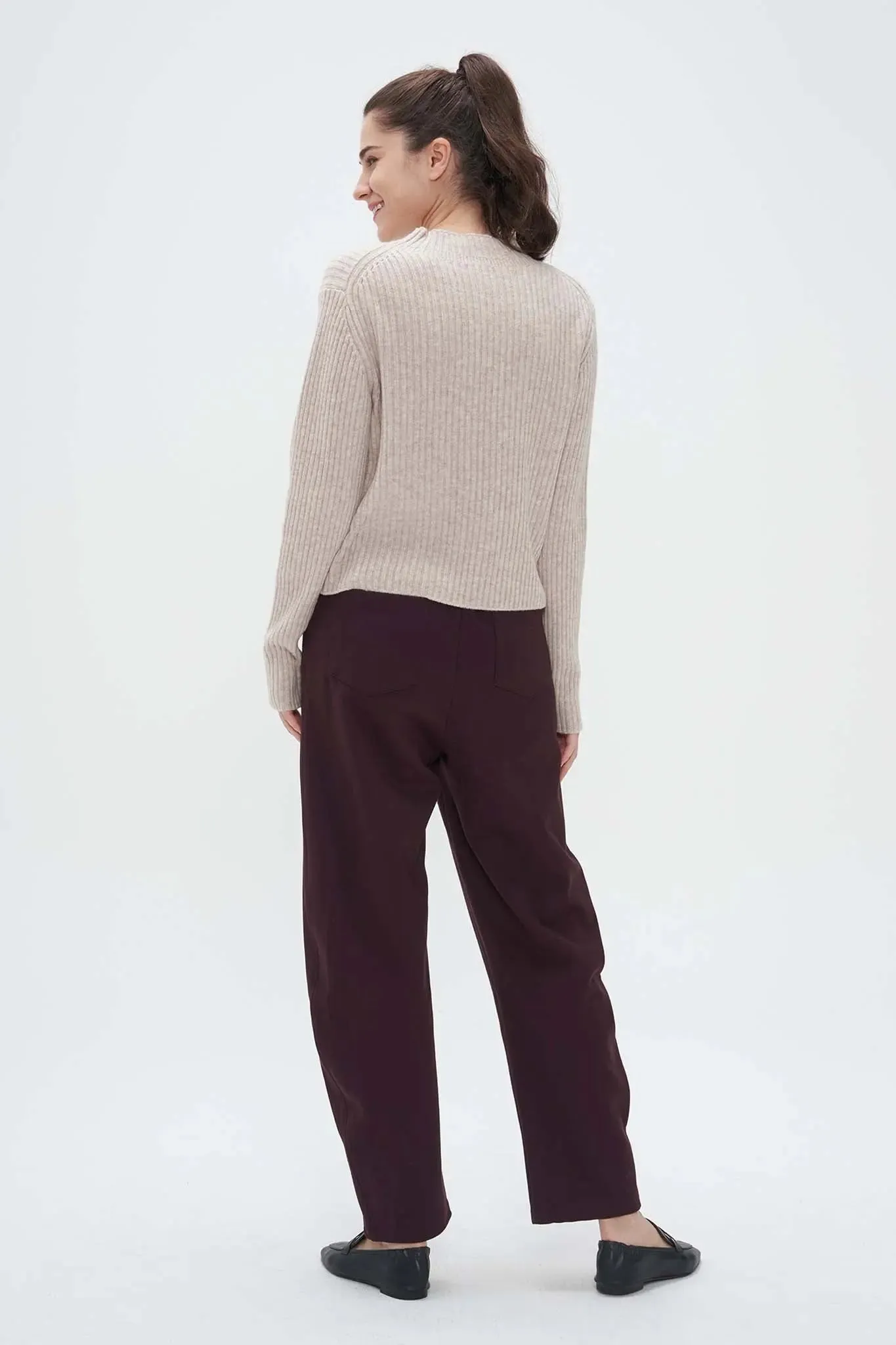 Fisherman Sweater in Cashmere and Wool