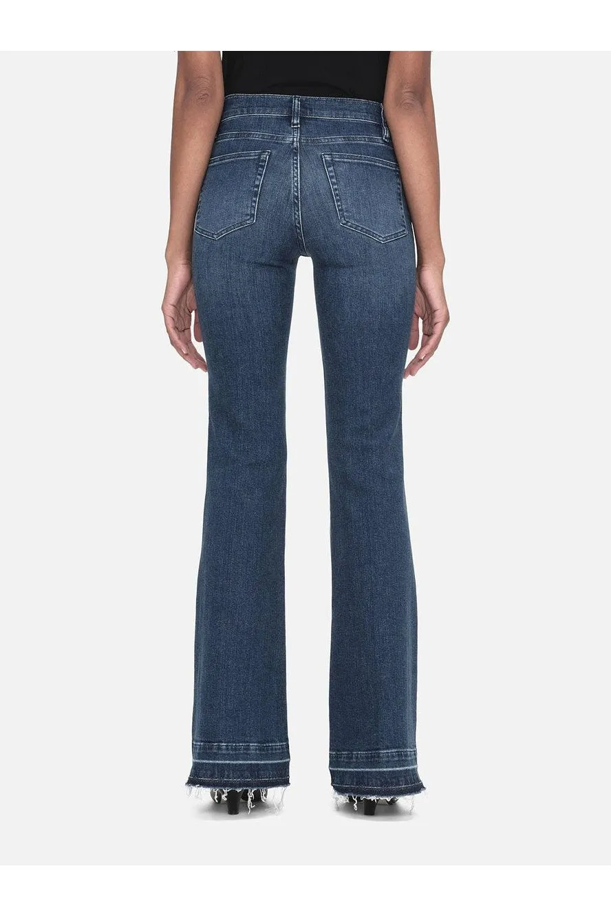 Frame Le Easy Flare Wide Released Hem Jean