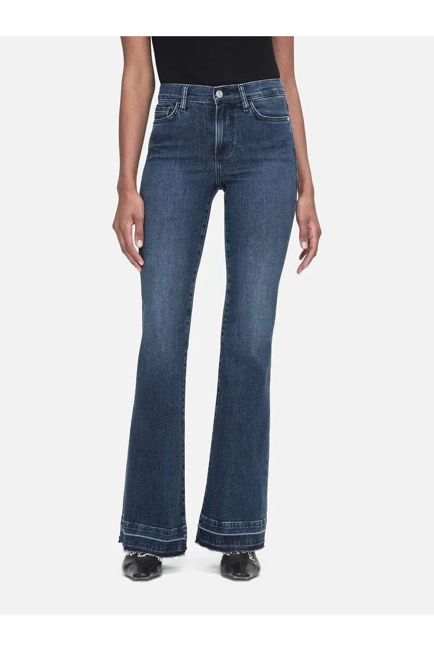 Frame Le Easy Flare Wide Released Hem Jean