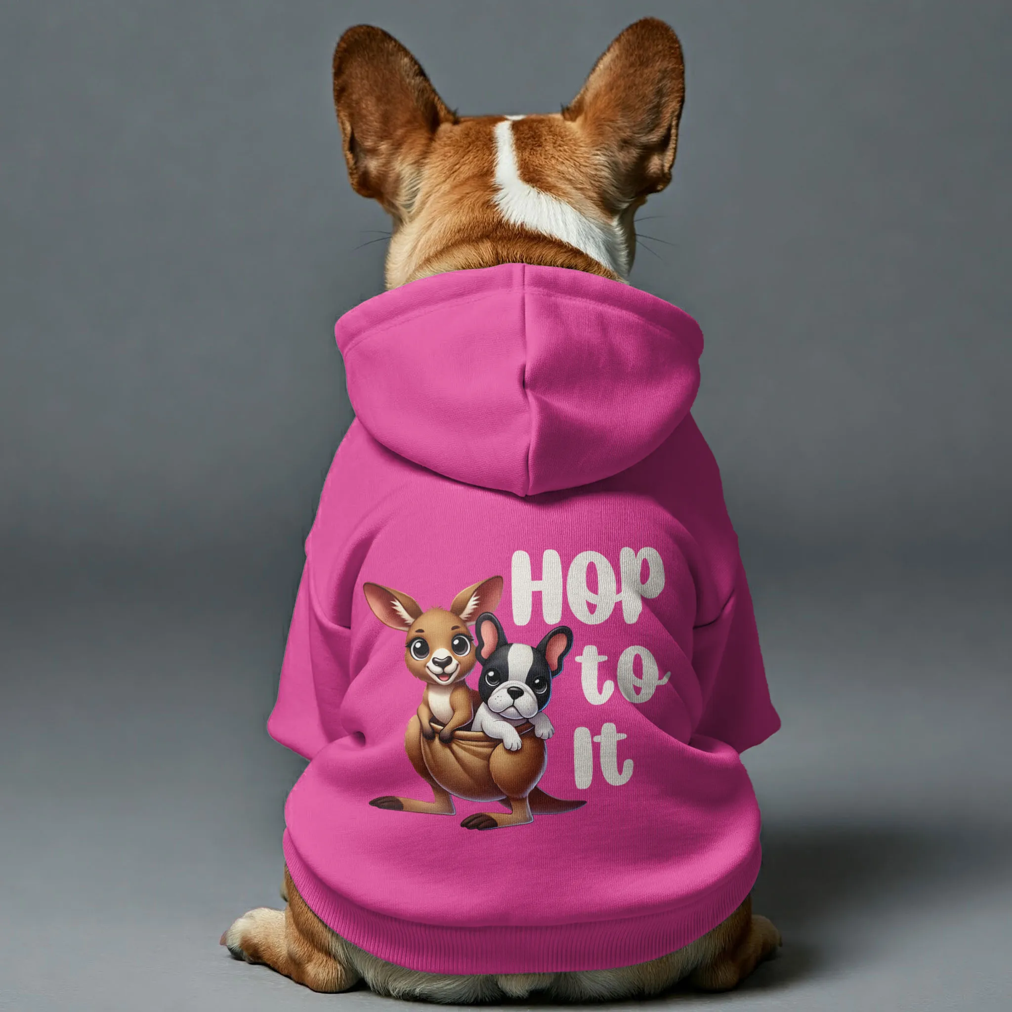 Hop to It - Personalized French Bulldog Hoodies with Funny Quotes – Stylish, Cozy, and Premium 100% Cotton