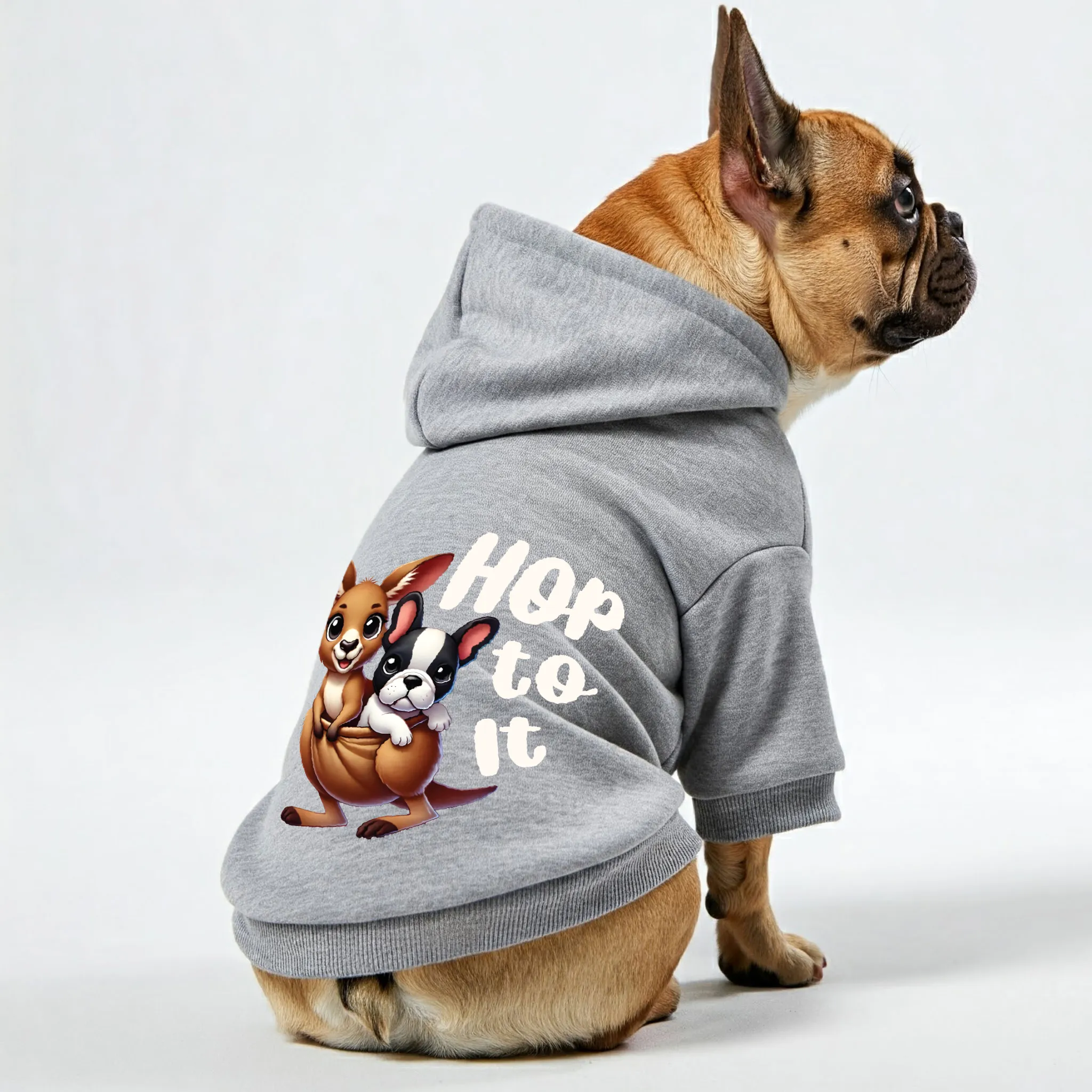 Hop to It - Personalized French Bulldog Hoodies with Funny Quotes – Stylish, Cozy, and Premium 100% Cotton