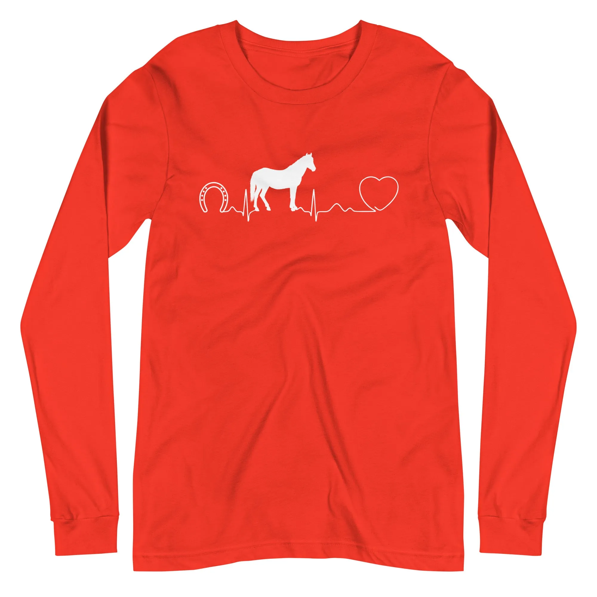 Horse Pulse Unisex Premium Long Sleeve T-Shirt