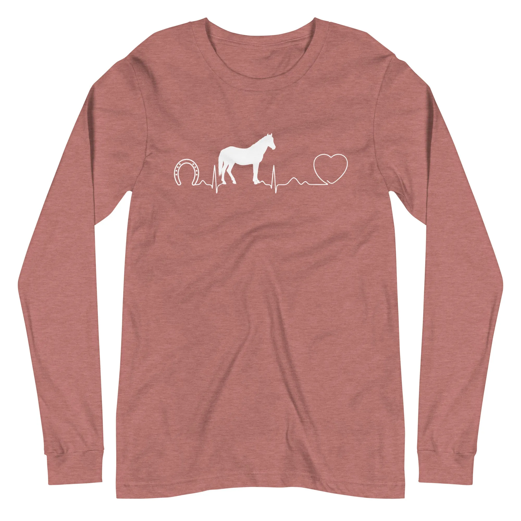 Horse Pulse Unisex Premium Long Sleeve T-Shirt