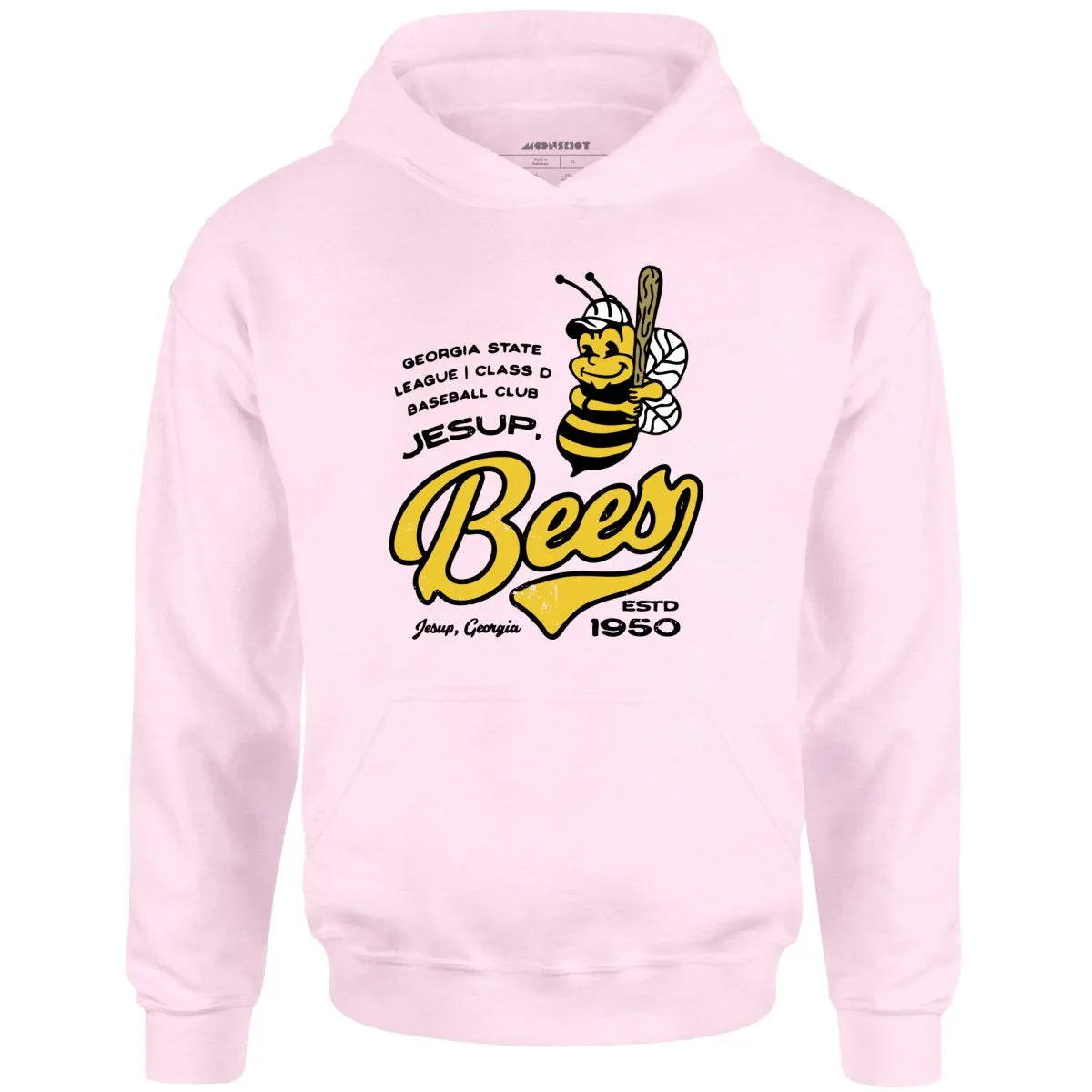 Jesup Bees - Georgia - Vintage Defunct Baseball Teams - Unisex Hoodie