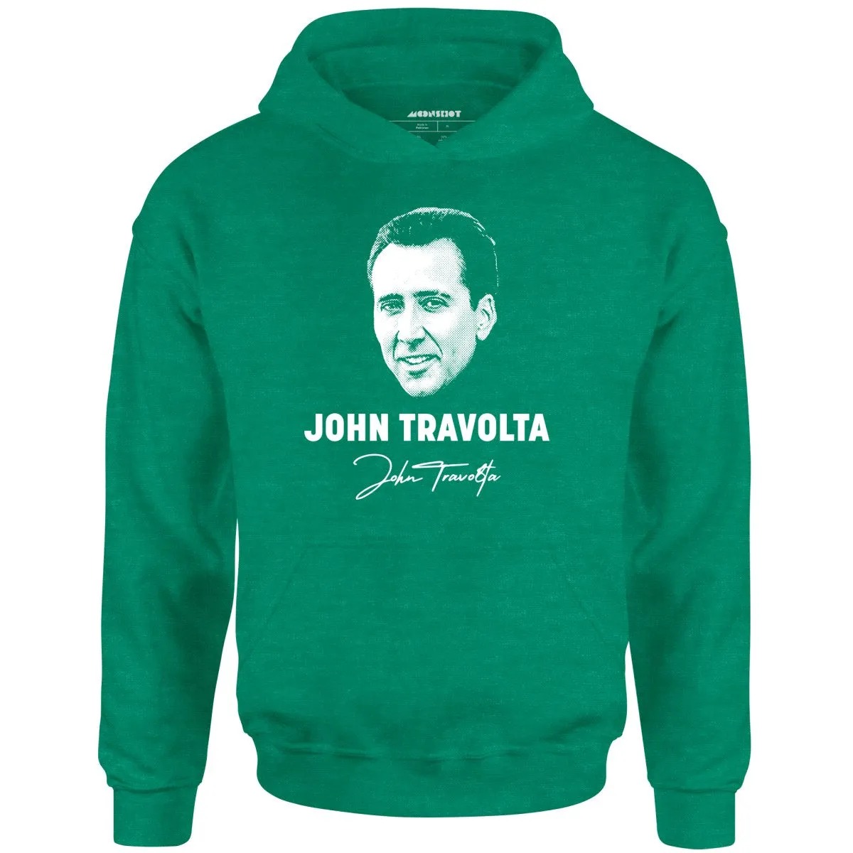 John Travolta - Nicolas Cage Face Off Mashup - Unisex Hoodie