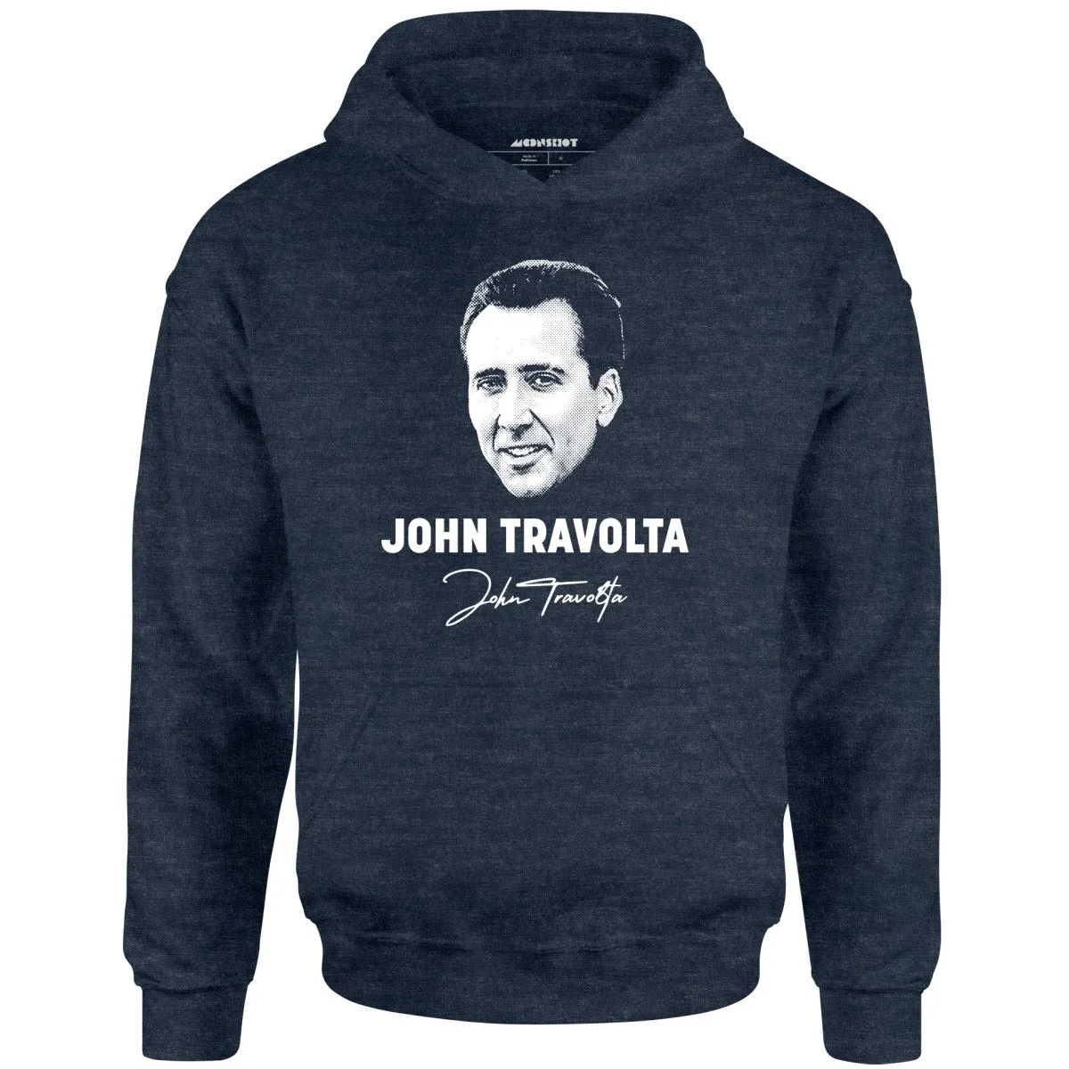 John Travolta - Nicolas Cage Face Off Mashup - Unisex Hoodie