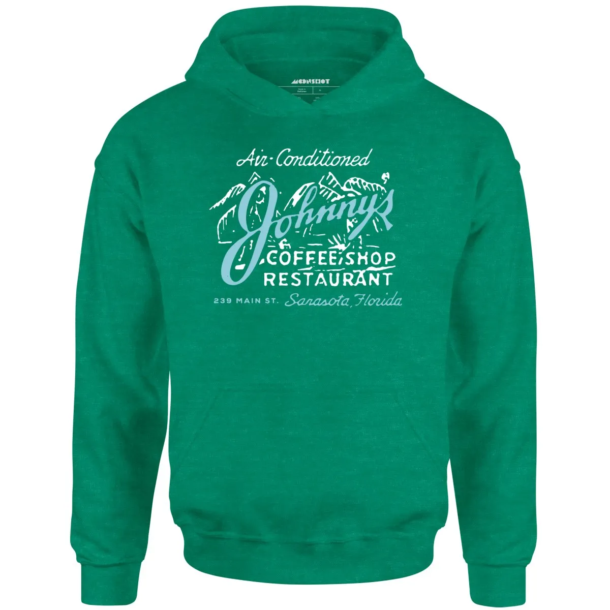 Johnny's - Sarasota, FL - Vintage Restaurant - Unisex Hoodie