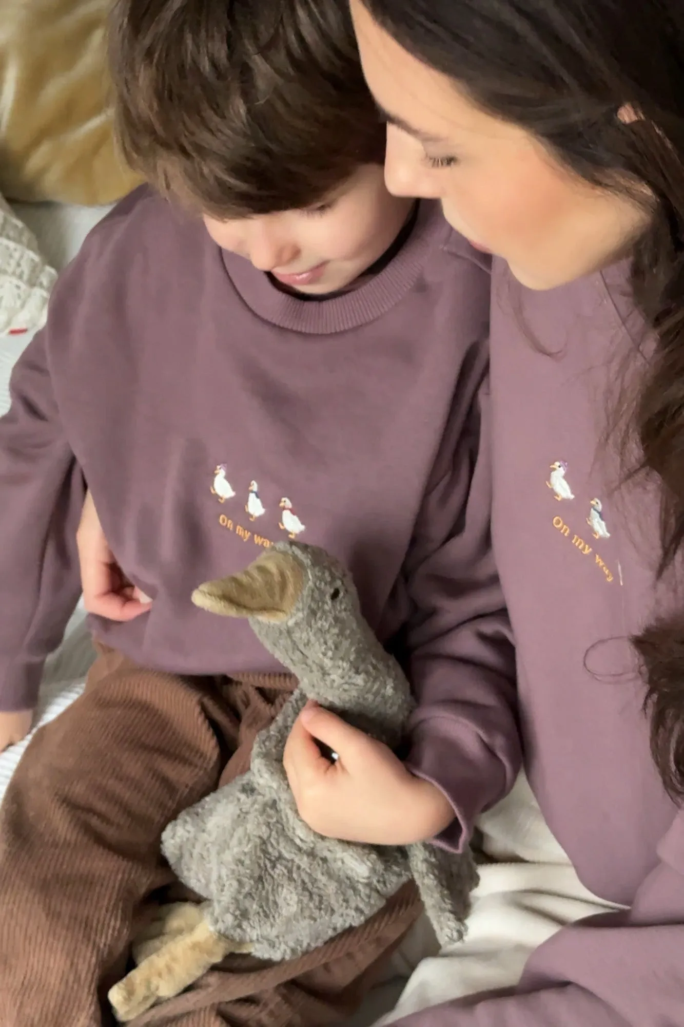 Kid sweatshirt in cotton / 17 / 21 / dusty mauve