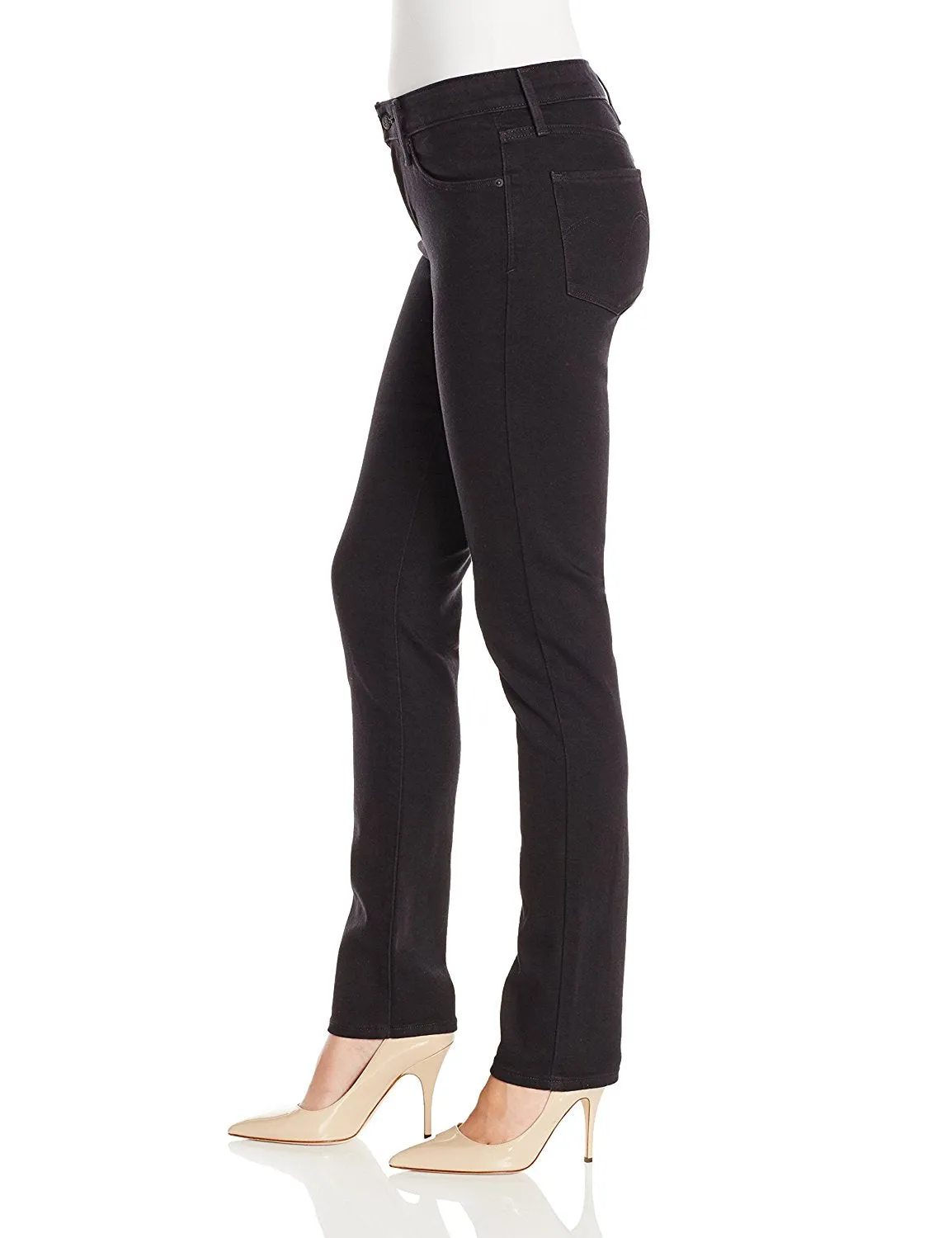 Levi's Women's Mid Rise Skinny Jean Black Sateen