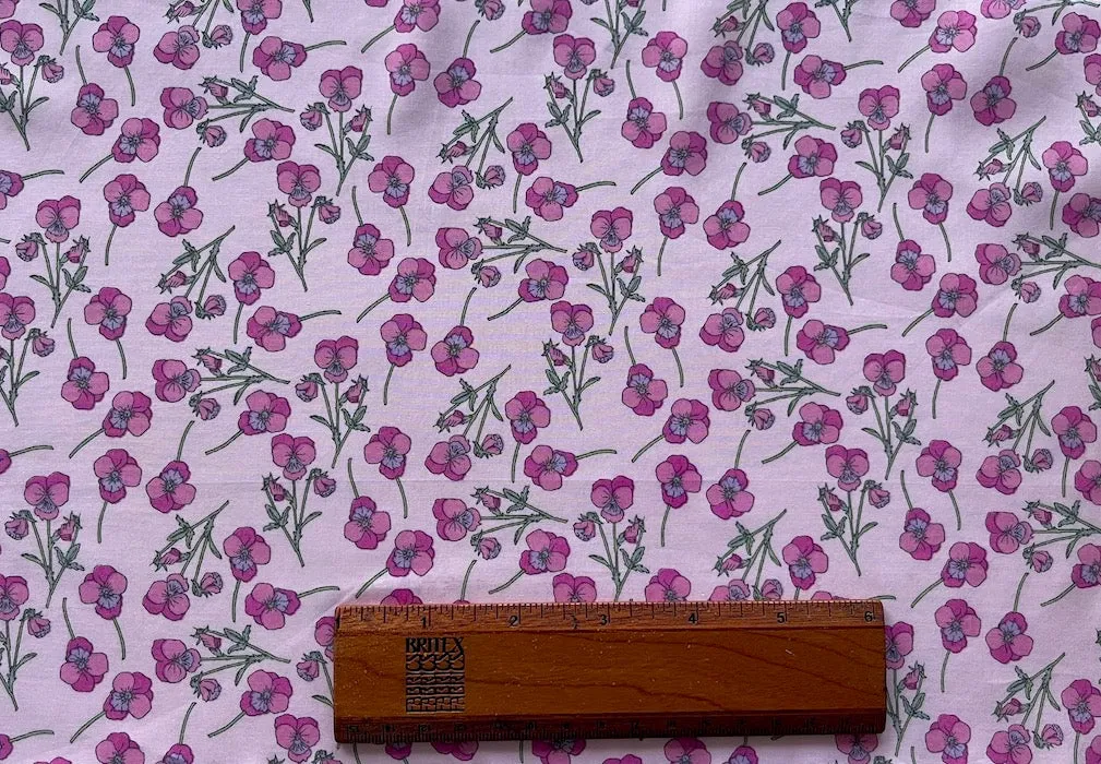 Liberty of London Ros Pink Cotton Lawn (Made in Italy)