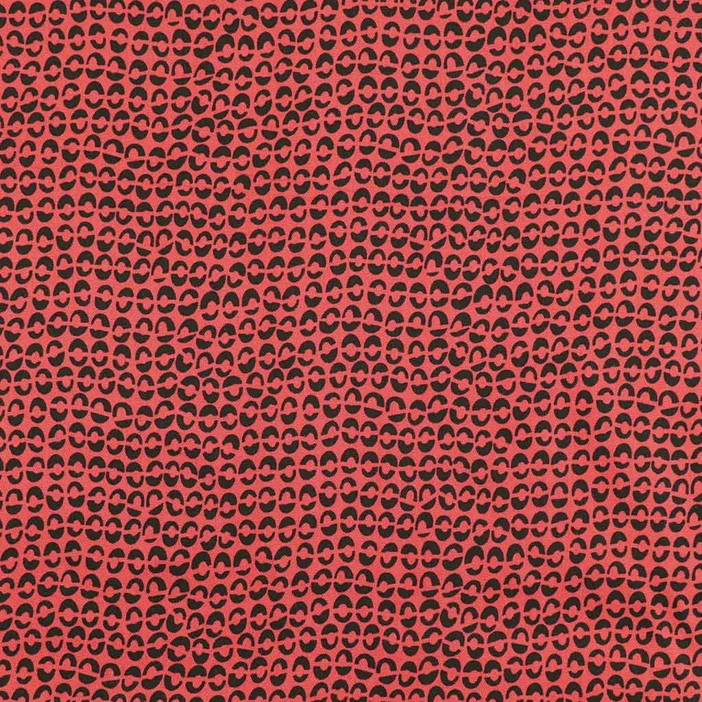 Linz - Jasper Red Ds Viscose Woven Twill Fabric Sample