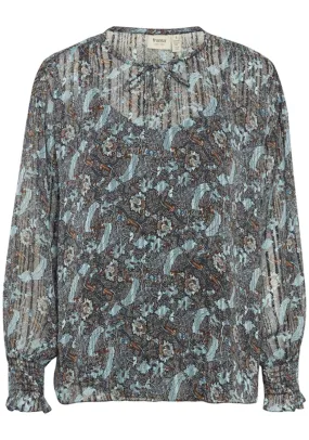 Long Sleeve Blouse - Citadel Aop Ma24 02c