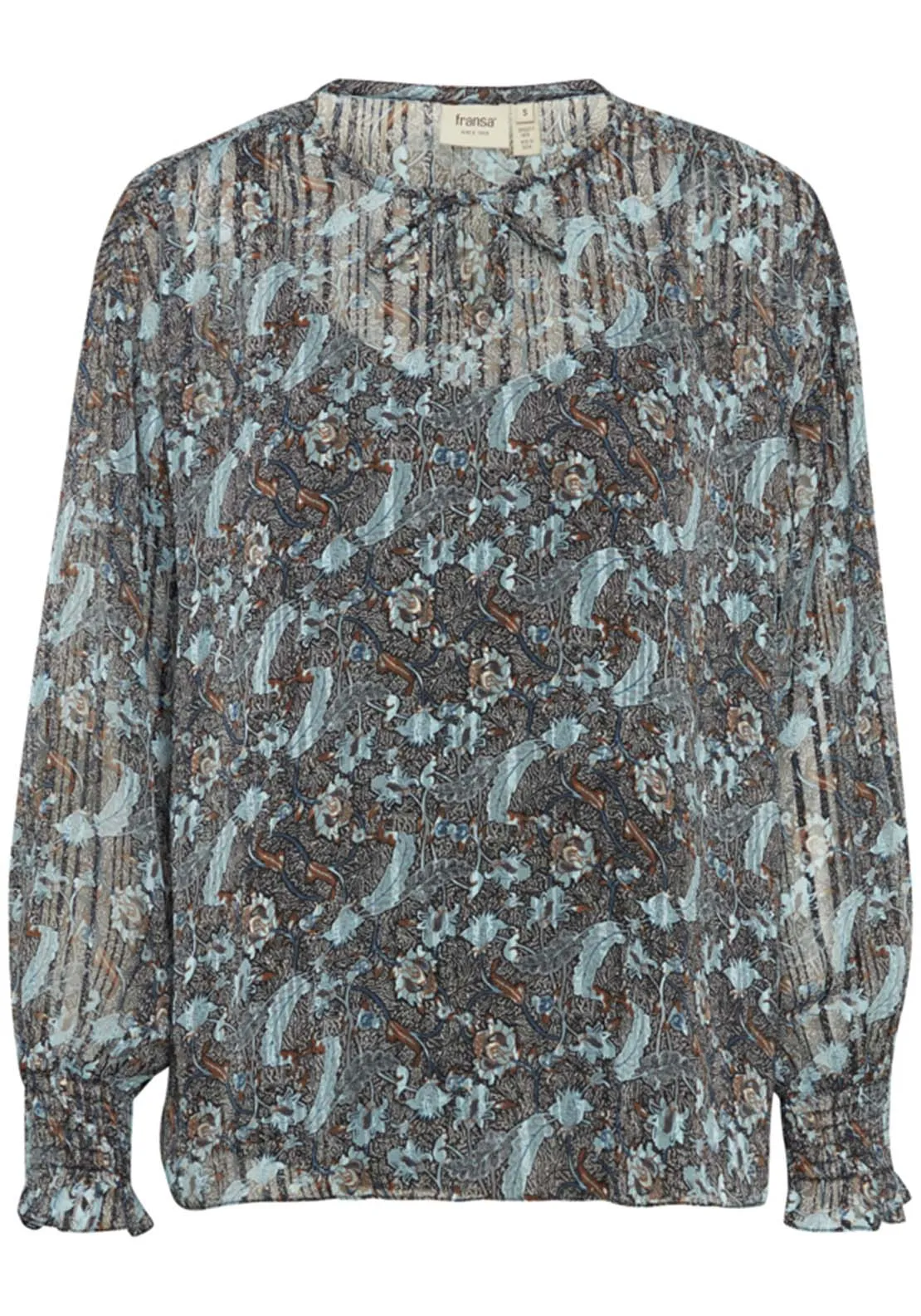 Long Sleeve Blouse - Citadel Aop Ma24 02c