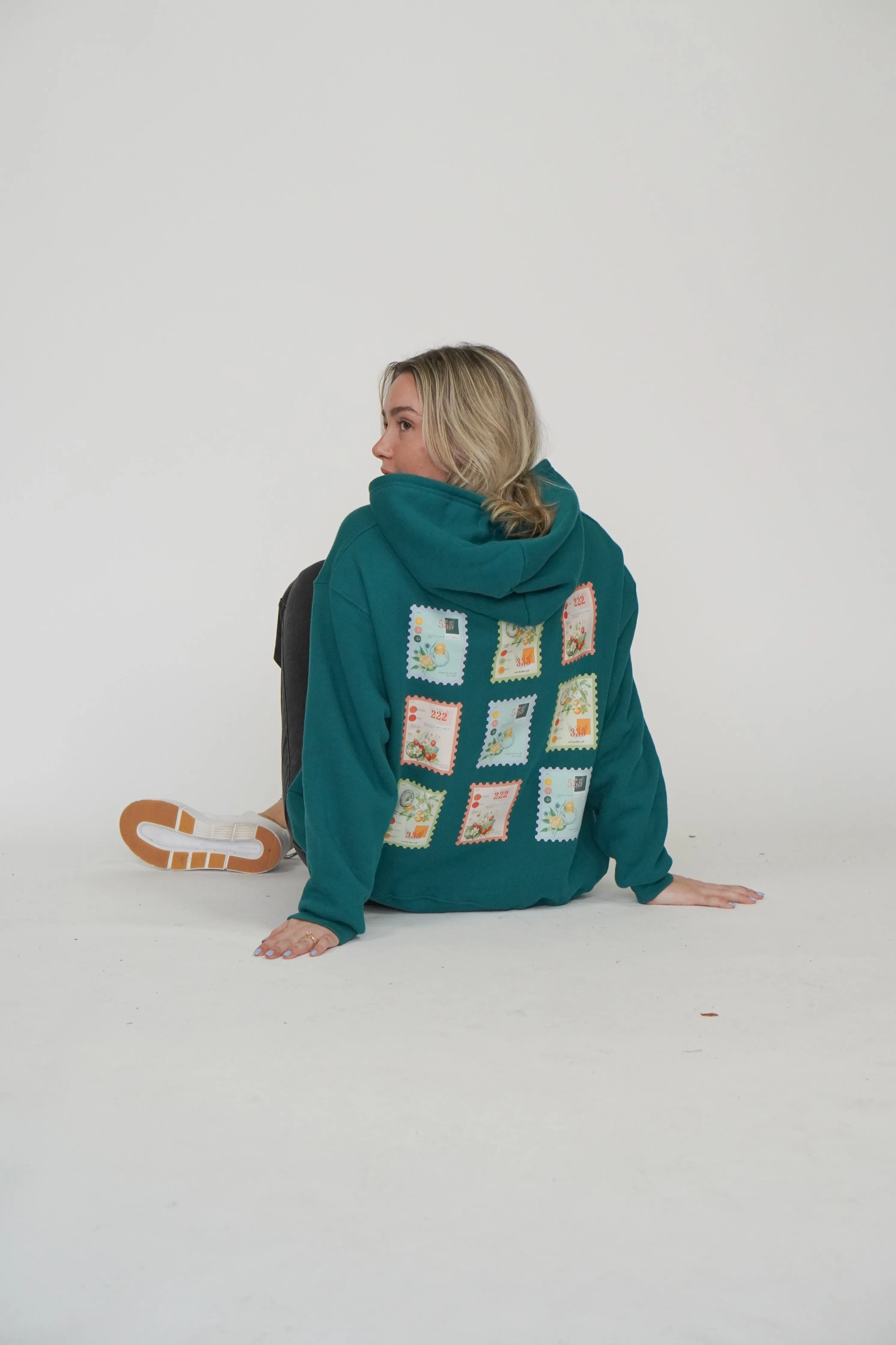 Mariposa Patchwork Stamp Hoodie