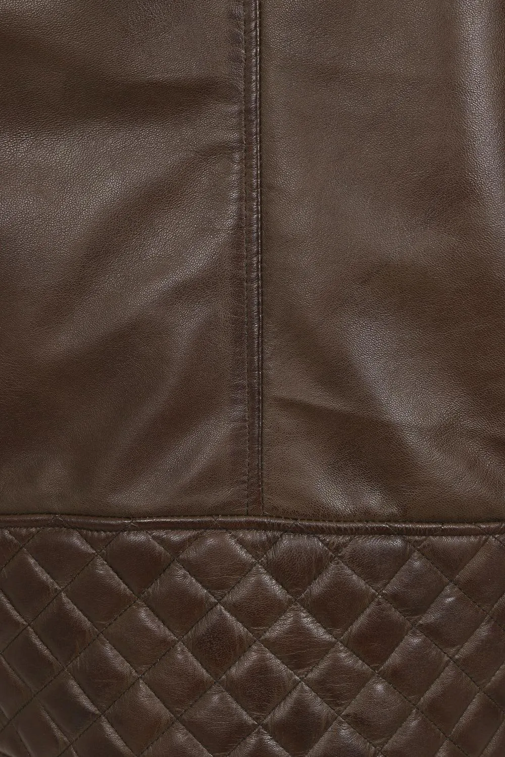 Men's Brown Stylish Real Leather Biker Jacket - 'DAVID'