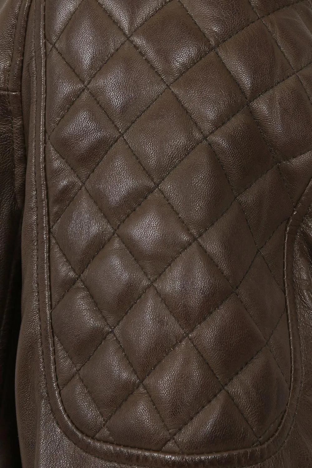 Men's Brown Stylish Real Leather Biker Jacket - 'DAVID'