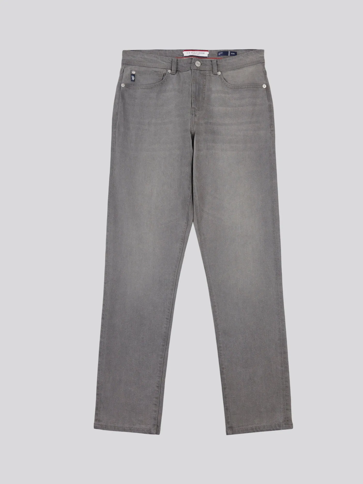 Mens Classic Fit Jean in Grey Wash