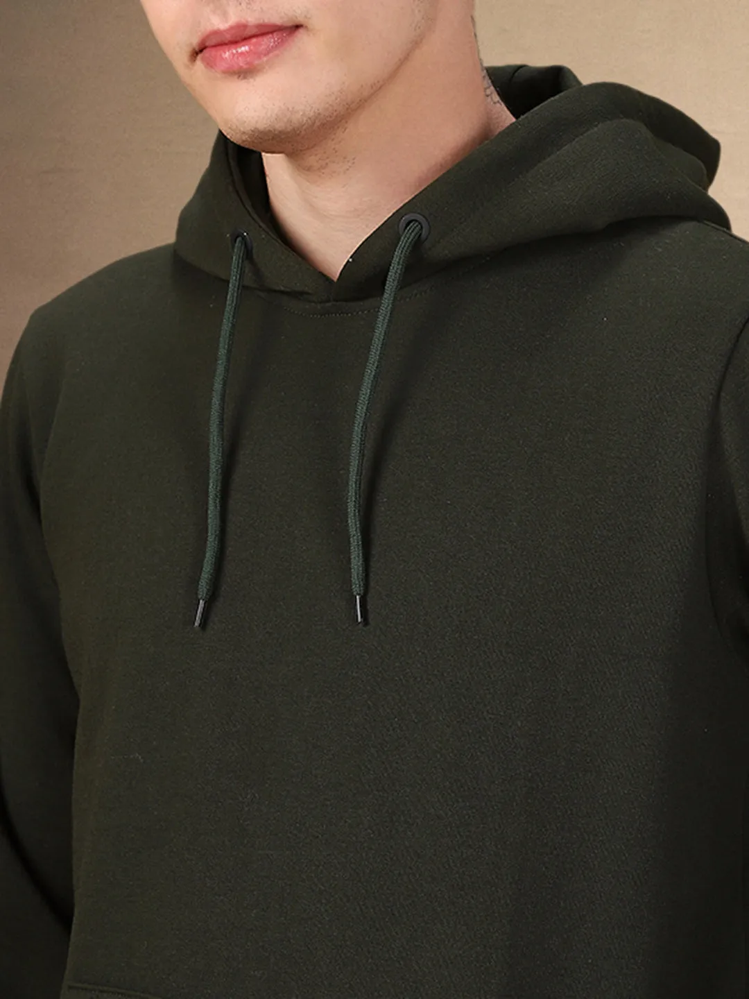 Men's Sage Green Hooded Hoodie