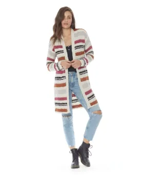 Multi-stripe LS Open Front Duster