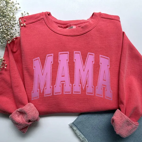 Pink Puff Comfort Colors Sweatshirt