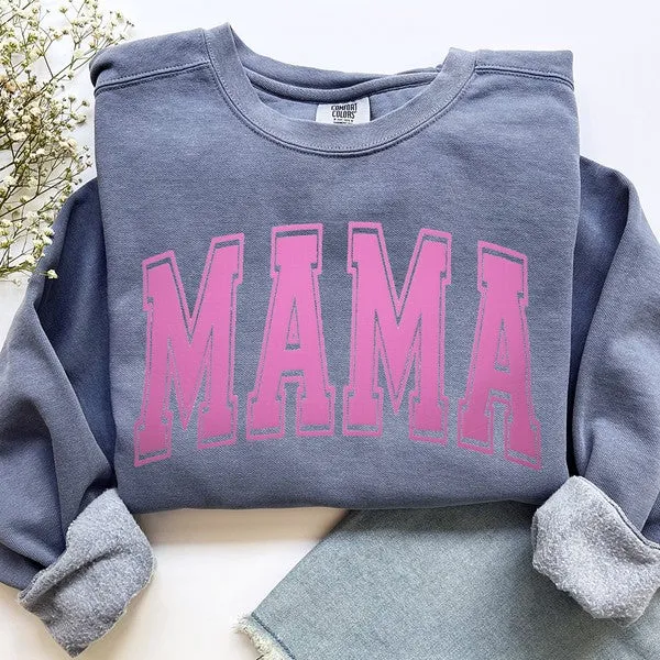 Pink Puff Comfort Colors Sweatshirt