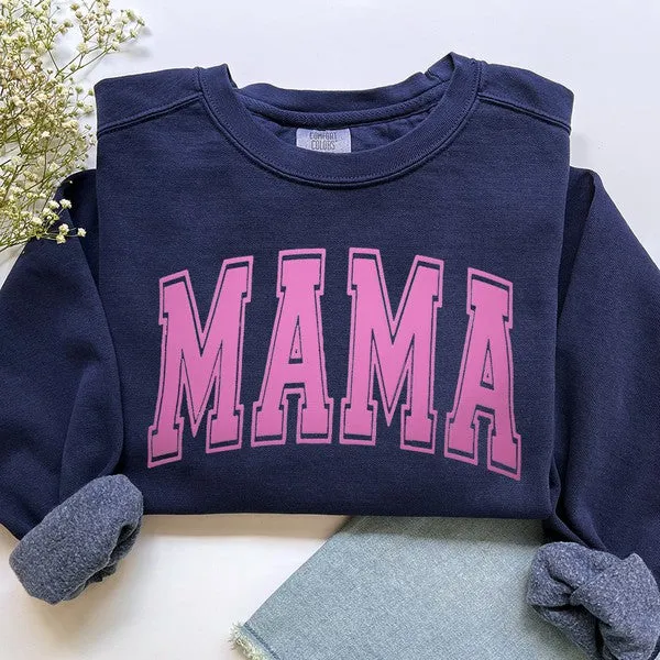 Pink Puff Comfort Colors Sweatshirt