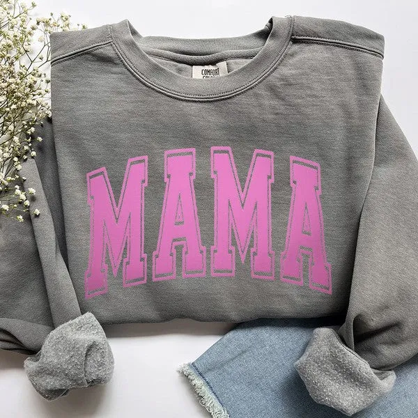 Pink Puff Comfort Colors Sweatshirt