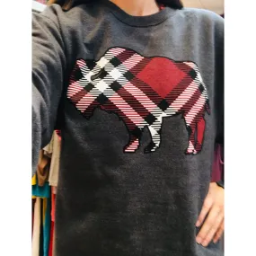 Plaid Buffalo Sweatshirt