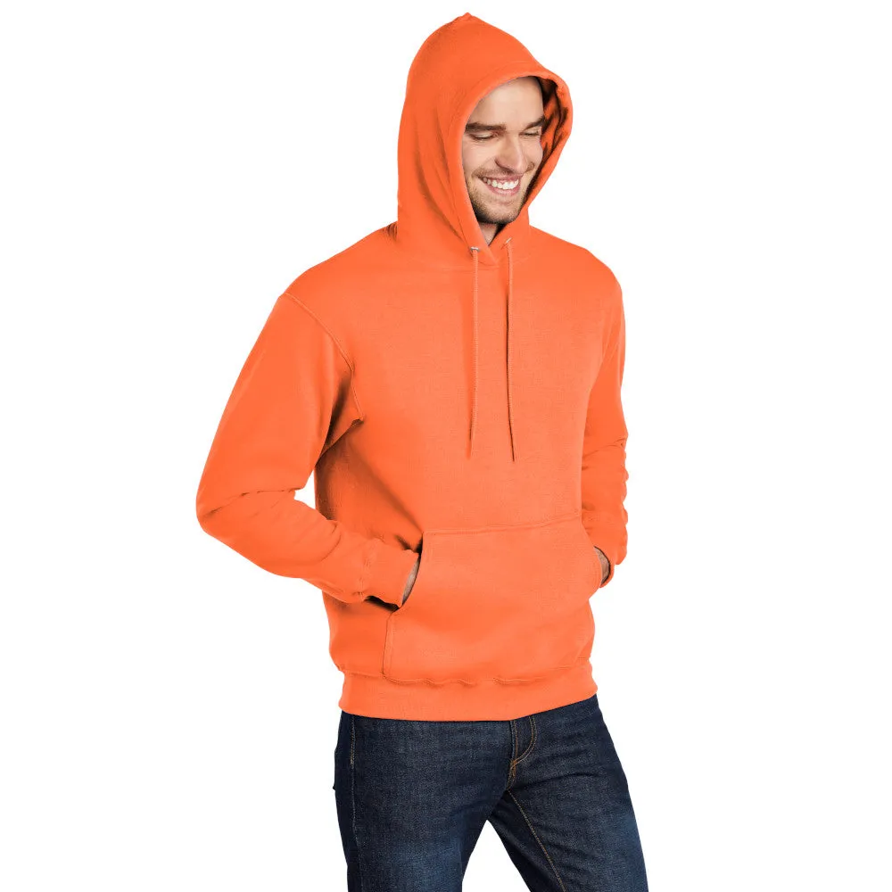 Port & Company® Core Fleece Pullover Hooded Sweatshirt - Neon Orange