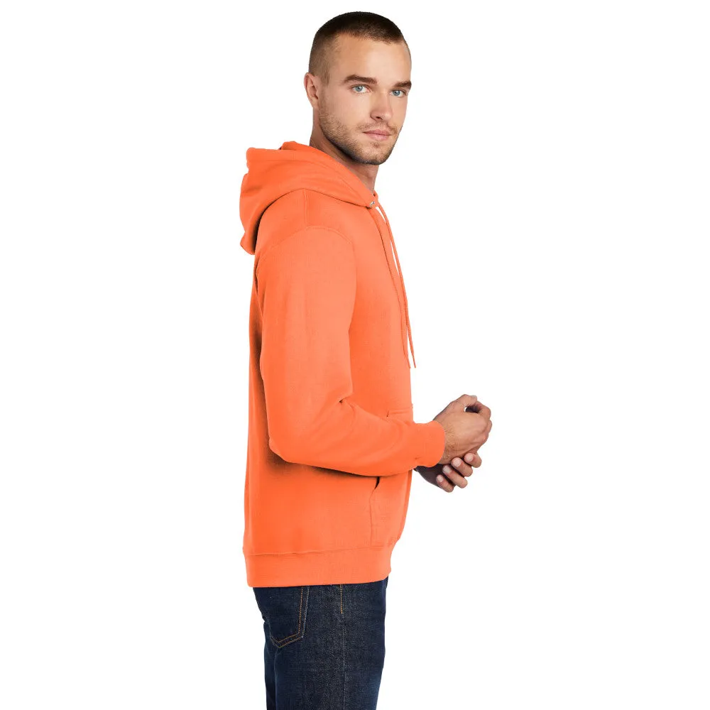 Port & Company® Core Fleece Pullover Hooded Sweatshirt - Neon Orange