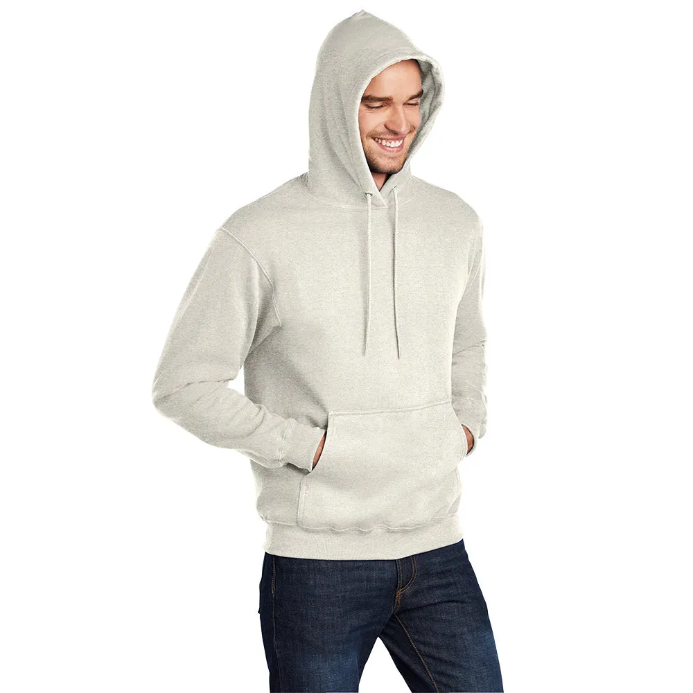 Port & Company® Core Fleece Pullover Hooded Sweatshirt - Oatmeal Heather