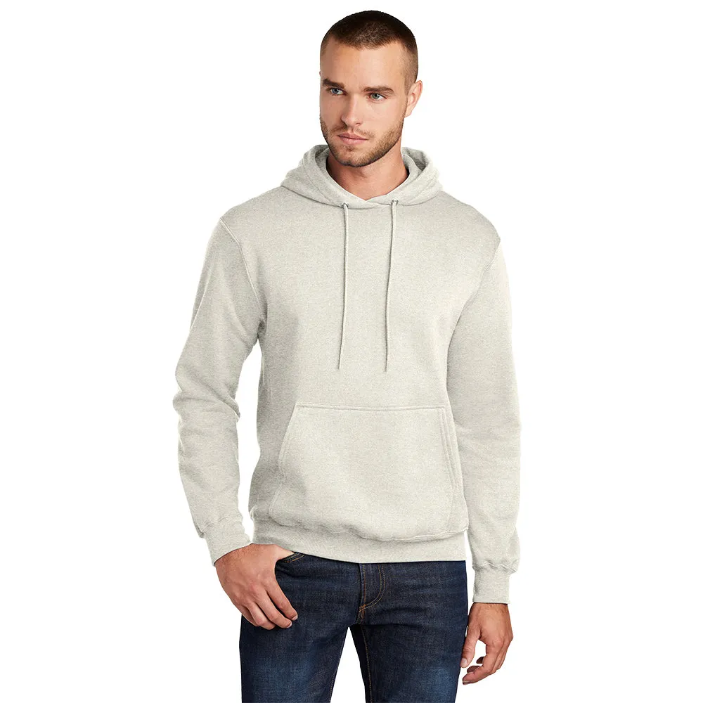 Port & Company® Core Fleece Pullover Hooded Sweatshirt - Oatmeal Heather